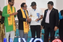 Prize Distribution at the Valedictory Function of 8th International Youth Symposium, Gujarat University, Held on Jan. 31, 2023